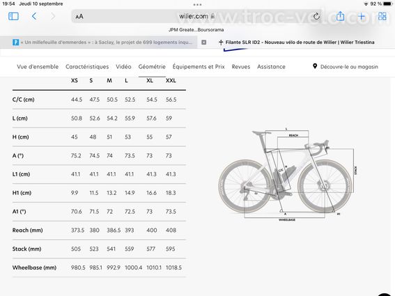 Willier SLR EX Pierre Latour Taiille L - 4