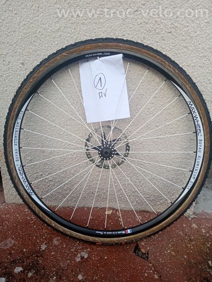 Roues Max Wheel alu boyaux - 8