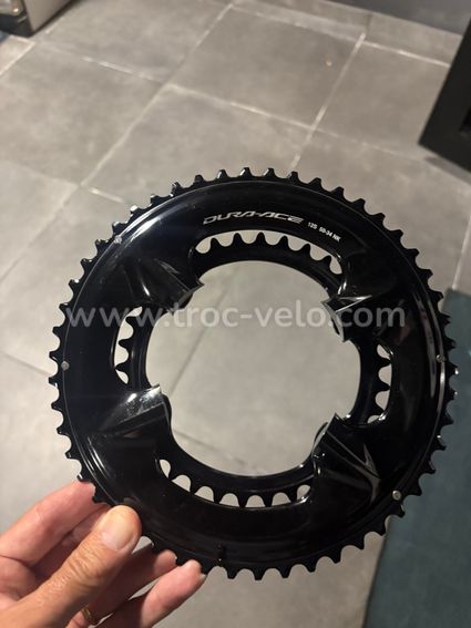 Plateaux Vélo Shimano Jeu De Plateaux Double Shimano Dura-Ace FC-7400 SG 53/39T - Vintage Pour Vélo De Route Pédaliers De Vélo Shimano Pour Vélo De