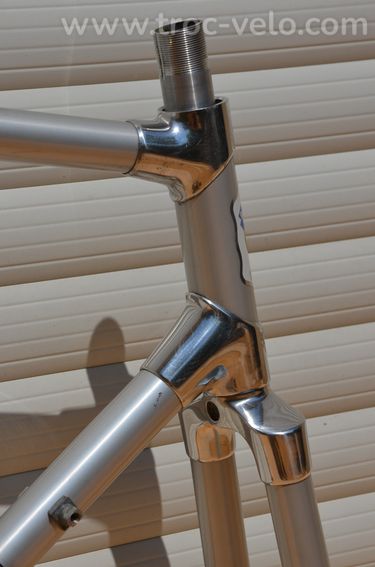 Cadre et fourche de vélo de course vintage Alan Corsa – Tubes en aluminium - 4