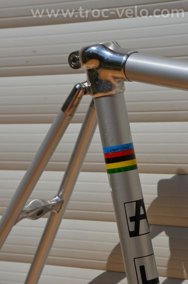Cadre et fourche de vélo de course vintage Alan Corsa – Tubes en aluminium - 6