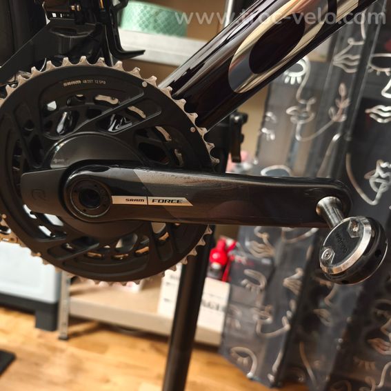 Pédalier SRAM FORCE AXS DUB Carbone 172,5 mm – Capteur de Puissance – 48/35T