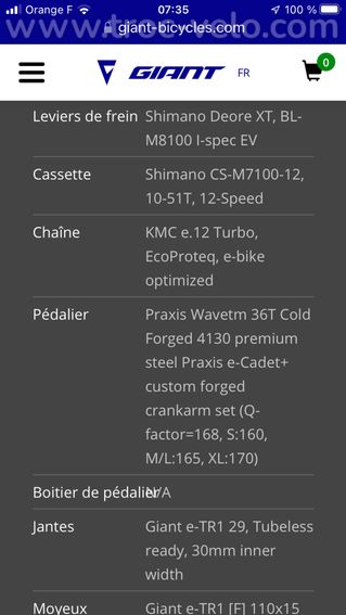 Giant Trance X E+ Pro 29 1 - 8