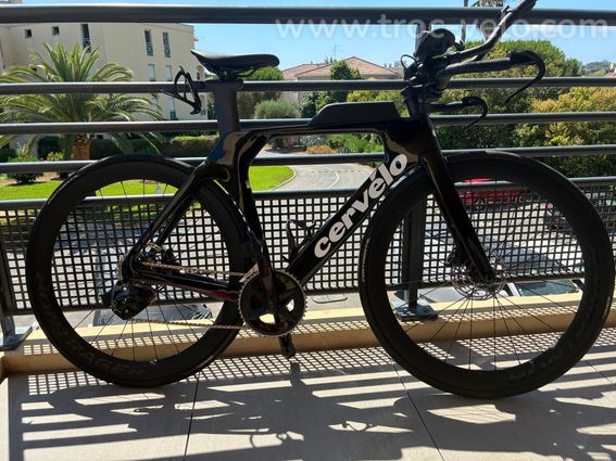 Cervélo P-Series – SRAM – Roues carbone Bontrager – État neuf - 4