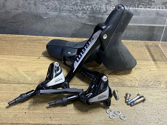 Jeu d'étriers à levier de frein à disque hydraulique SRAM Rival 1 DoubleTap