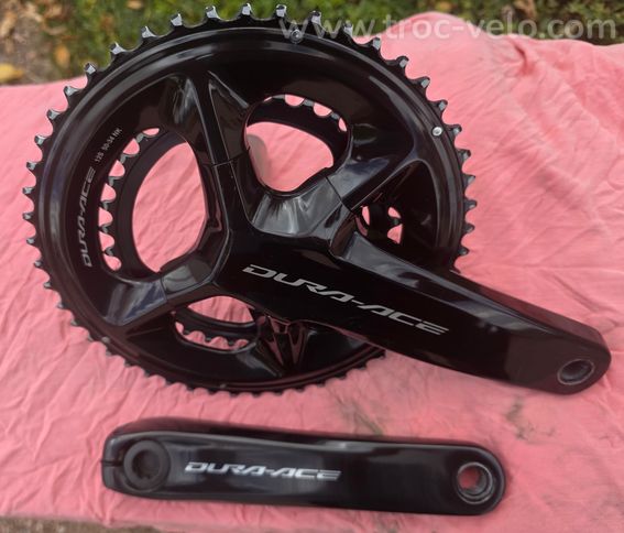 Pédalier Shimano Dura-Ace R9200 12V 50/34D Manivelles 170