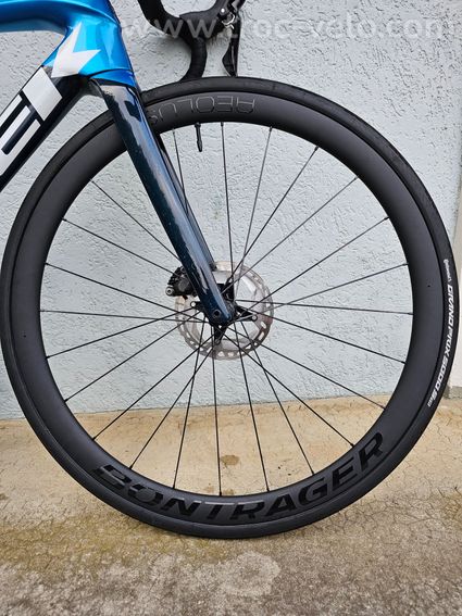 Roues carbone Bontrager Aeolus Pro 37 TLR + pneus GP5000 - 2