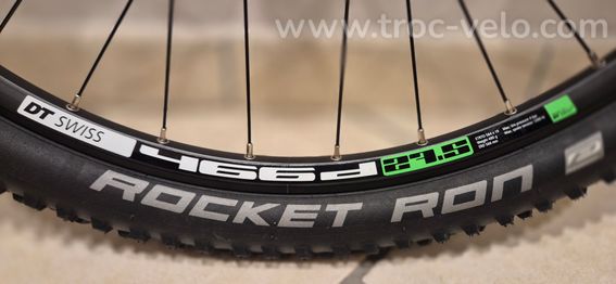 Paire de roues VTT DT Swiss 466d 27,5" NEUVES + Pneus Schwalbe Rocket Ron