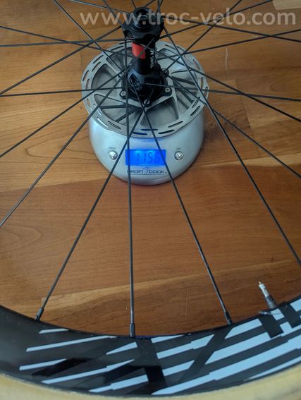 Roues carbone tubulaires 1200g NEUVES cyclocross DUKE Baccara TCX-Machine 36  - 5