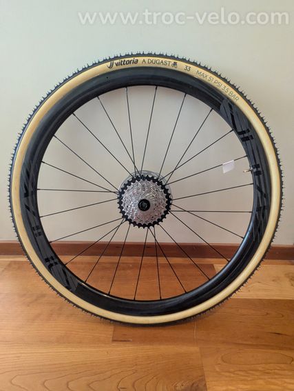Roues carbone tubulaires 1200g NEUVES cyclocross DUKE Baccara TCX-Machine 36  - 6
