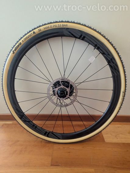 Roues carbone tubulaires 1200g NEUVES cyclocross DUKE Baccara TCX-Machine 36  - 7