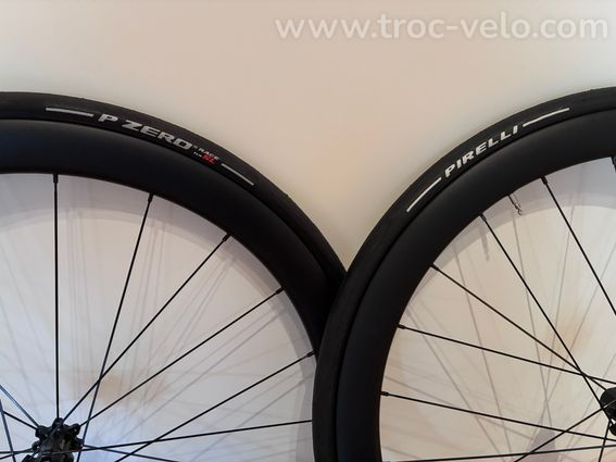 Paire de Roues Vision SC 45 Disc Tubeless neuves +pneus Pirelli - 2