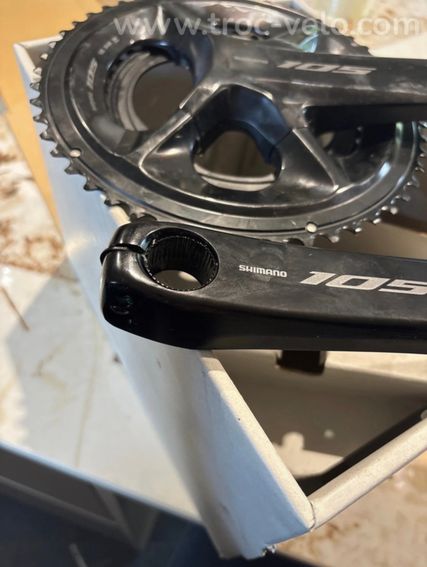 Pédalier neuf Shimano 105 2x12s 50/34T 172,5mm - 2