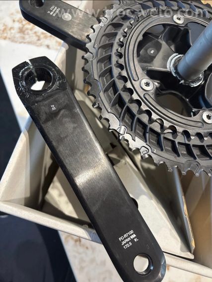 Pédalier neuf Shimano 105 2x12s 50/34T 172,5mm - 5
