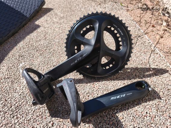 Groupe Shimano 105 11v – manettes, dérailleur, pédalier, freins - 5
