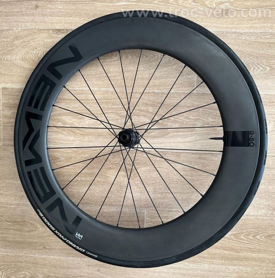 Paire de roues carbone NEWMEN Advanced SL R.80 Streem – 80 mm – Disque - 3