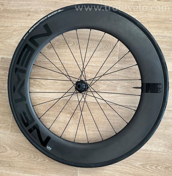 Paire de roues carbone NEWMEN Advanced SL R.80 Streem – 80 mm – Disque - 4