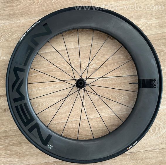 Paire de roues carbone NEWMEN Advanced SL R.80 Streem – 80 mm – Disque - 8