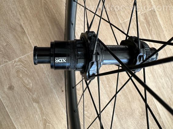 Paire de roues carbone NEWMEN Advanced SL R.80 Streem – 80 mm – Disque - 6