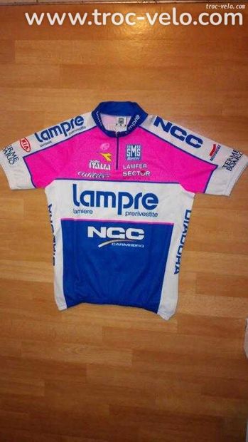 Tenue vélo maillot manches courtes lampre - 1