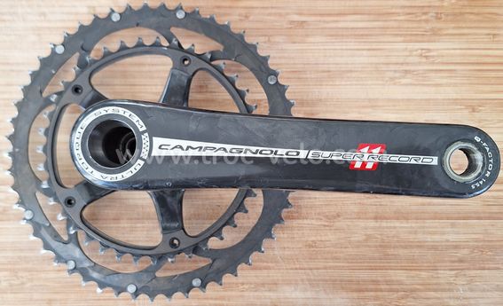 Pédalier Campagnolo Super Record 11v / 12v 172.5mm 53-39