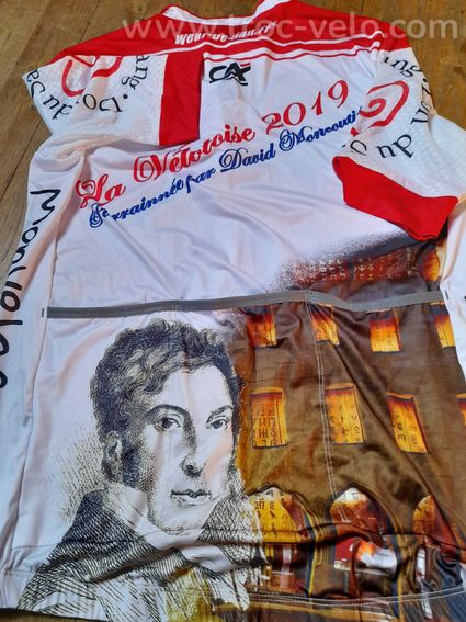 Maillot xl la velotoise David moncoutie 2019 - 2