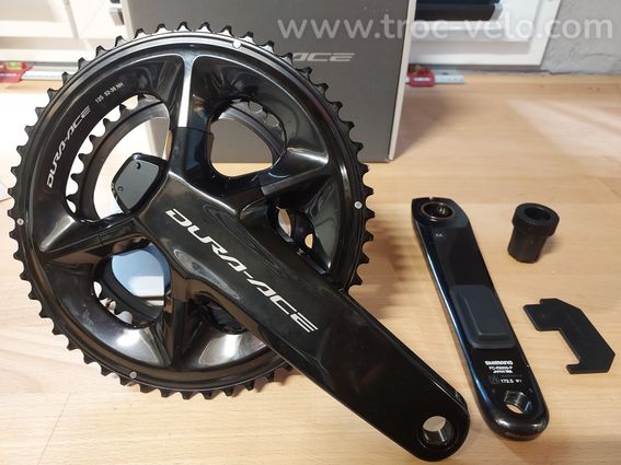 Pédalier Shimano Dura-Ace FC-R9200-P 52/36 – 172,5 mm – Capteur de puissance – NEUF