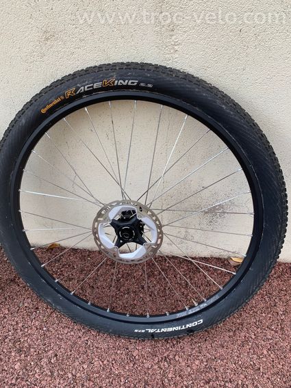 Paire de roues VTT ou Gravel en 650 b / 27,5 p