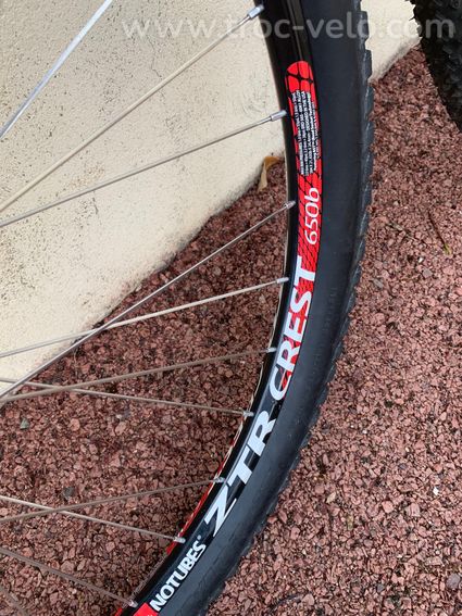 Paire de roues VTT ou Gravel en 650 b / 27,5 p - 8