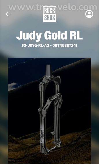 Fourche Rockshox Judy Gold RL 29'' 100 mm Commande Oneloc Boost 15x110 mm Pivot 155 mm - Neuve - 8