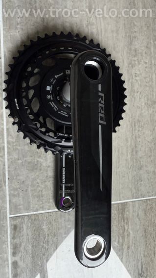 Pédalier capteur de puissance SRAM RED E1 AXS DUB 48/35 – 170 mm - 2