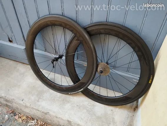 Roues carbone Korsa Super prestige pneus, vélo route course carbone - 3