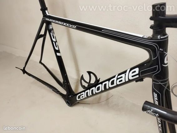 Kit cadre carbone Cannondale Supersix evo hm hi-mod complet ou kit cadre, route course  - 4