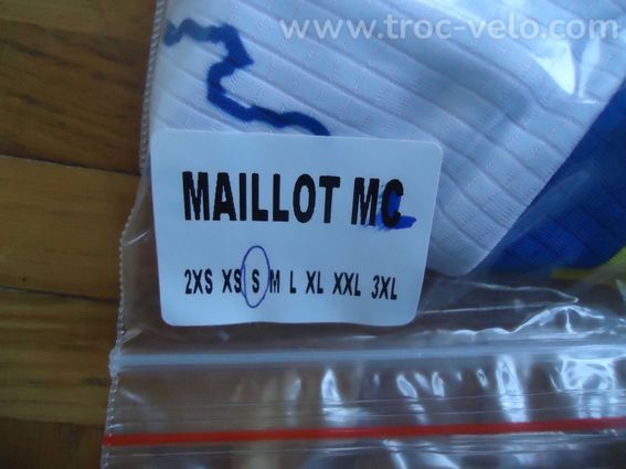 Maillot ML champion departement TS Blanc - 3