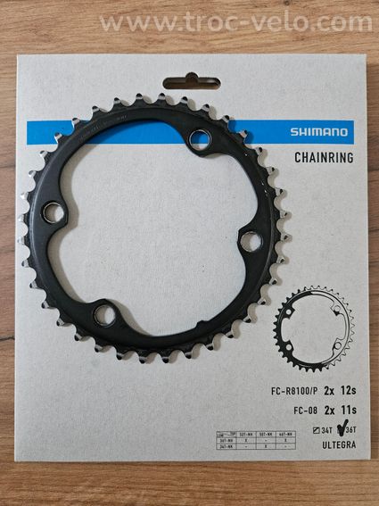 Plateaux Shimano Ultegra R8100 52/36 - 2
