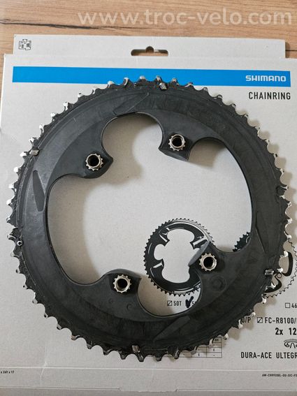 Plateaux Shimano Ultegra R8100 52/36 - 5