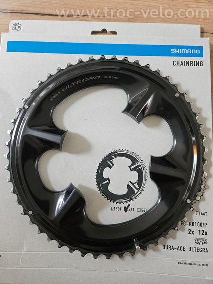 Plateaux Shimano Ultegra R8100 52/36 - 6