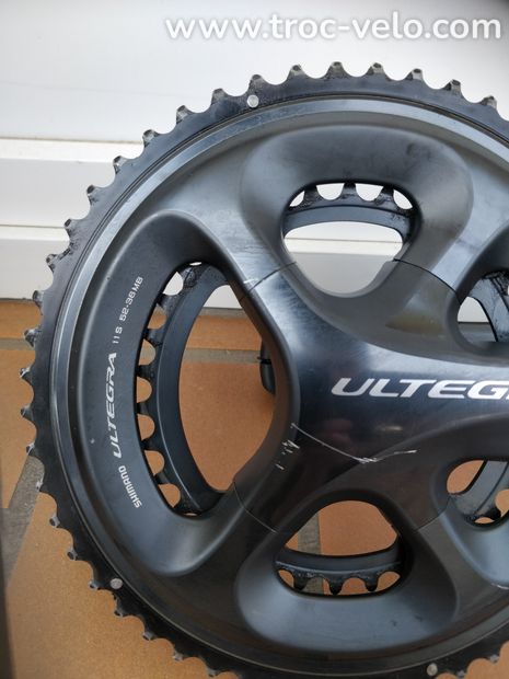 Pédalier shimano ultegra 11v, 52-36, 172.5mm - 1