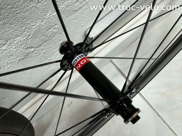 Paire de roues Asterion Schwarz 38 Tubular - 1204g - Boyaux neufs - 5