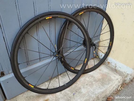 Roues Mavic R sys slr carbone aluminium, vélo route course carbone  - 4