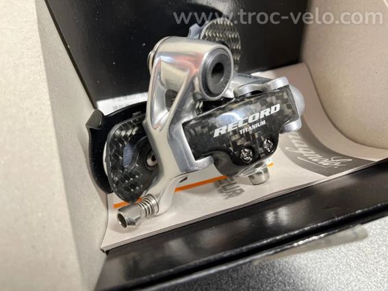 Commande de Vistesse Vélo Campagnolo Carbone Record Rear Derailleur Titane 10s - 2
