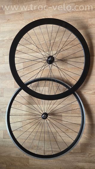 Roue arrière Fixie : H+Son SL42 - Moyeu BLB King - 2