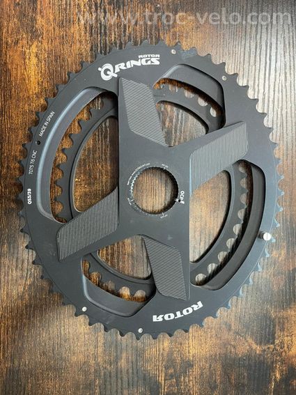 NEUF ! Plataux ROTOR Qrings 53/39 direct mount