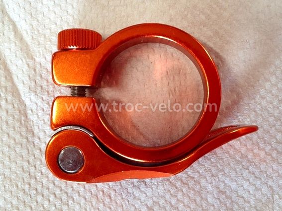 Collier de tige de selle CNC orange NG Components Ø34,9 - 2