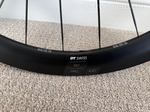 Paire de roues DT Swiss ARC 1100 DiCut 50 mm TR neuves - 2