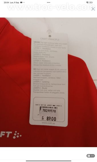 Maillot Craft S - 3