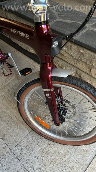Vélo électrique pliant Heybike Helio F Vintage – environ 10 km - 4