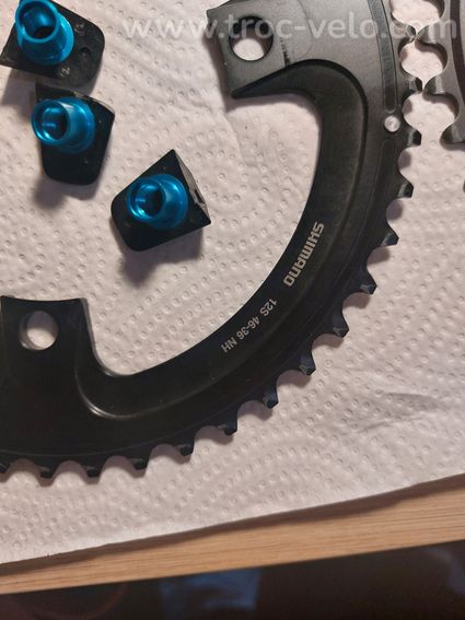 Lot Plateaux Shimano Ultegra 12v (46/36) + Chaîne Shimano 12v – Proche du neuf (< 500 km) - 2