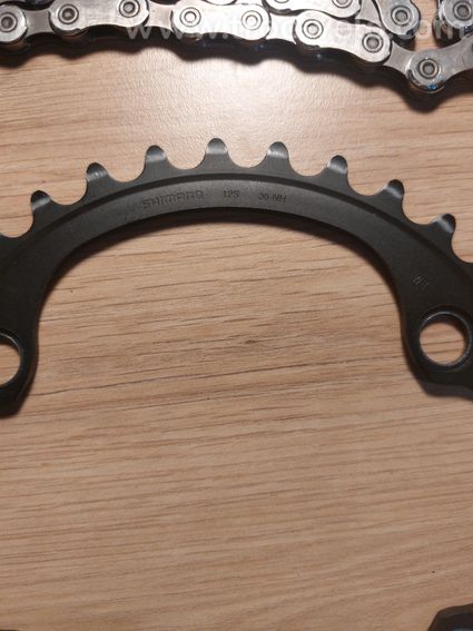 Lot Plateaux Shimano Ultegra 12v (46/36) + Chaîne Shimano 12v – Proche du neuf (< 500 km) - 3