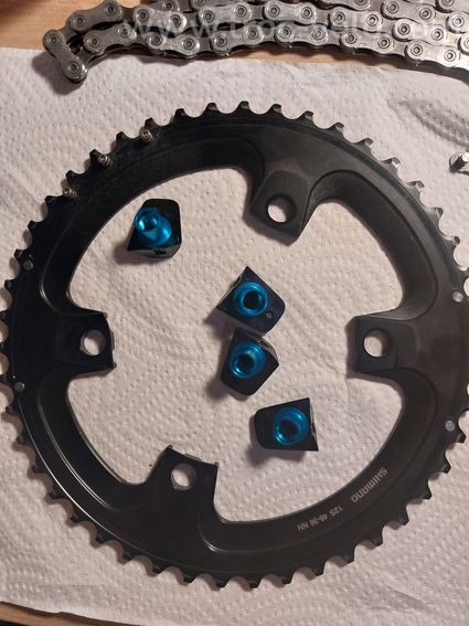Lot Plateaux Shimano Ultegra 12v (46/36) + Chaîne Shimano 12v – Proche du neuf (< 500 km) - 5